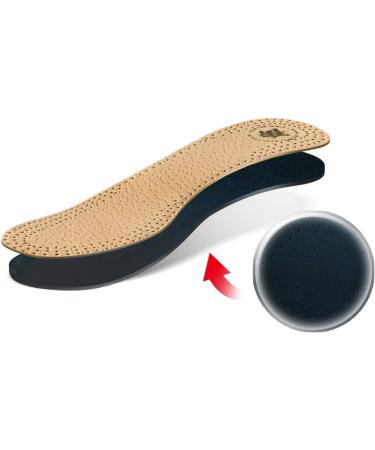 KAPS PECARI Carbon Shoe Insoles - Vegetable Tanned Sheepskin Leather, Activated Carbon Charcoal - 45 EUR/US 12 Men - Buy Online on GoSupps.com