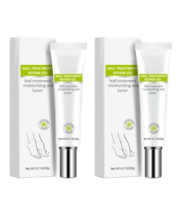 Hikaka Toe Be Health 2-Pack Instant Beauty Gels for Toenails and Fingernails Soothing Moisturizing Gel Toenail Repair Cream Used to Protect Against Discoloration Rough Spots and Cracks
