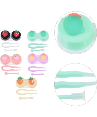 Ultechnov 5-Style Contact Lens Case Holder - Travel Organizer for Lenses & Eye Care - Durable PP Travel Set - Buy Online on GoSupps.com