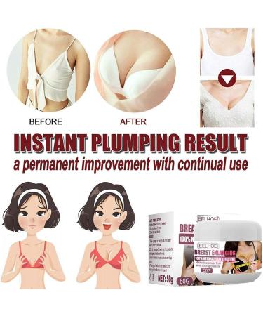 ZHOUJIE Enhancement Cream 50g Chest Care Firming Lifting Fast Growth Enlargement Cream Big Bust Body to Create Bigger Fuller Firmer and More Breasts - Buy Online on GoSupps.com
