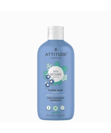 ATTITUDE Natural Bubble Wash for Kids  EWG Verified Body and Hair Hypoallergenic Soap  Vegan and Cruelty-free  Blueberry  16 Fl Oz - Buy Online on GoSupps.com