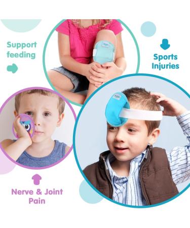 Buy Hilph K hlpads Kinder - 3 Pieces Cooling Pillow for Kids | Gel Coolpack for Toothache & Wisdom Teeth Relief | Cold Warm Compress by Three OWLS - Buy Online on GoSupps.com