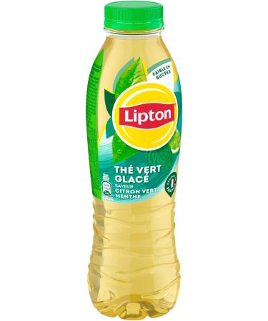 Lipton Ice Tea Ice Green Tea Lime Mint Bottles 12x50CL - Buy Online on GoSupps.com