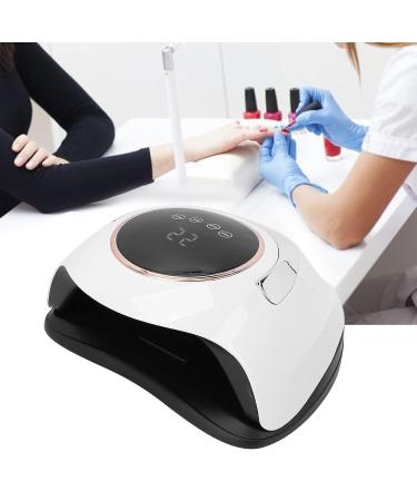 180W UV LED Nail Lamp - Professional Gel Dryer with 4 Timers & Auto Sensor | Black & White Schellack Manicure Tool - Buy Online on GoSupps.com