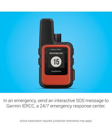 Garmin inReach Mini 2 - Lightweight Compact Satellite Communicator for Hiking - Orange - Buy Online on GoSupps.com