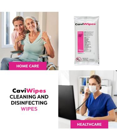 Metrex 13-1224 CaviWipes Surface Disinfectant Towelette - 45 Pack, 7 Width x 9 Length - Buy Online on GoSupps.com