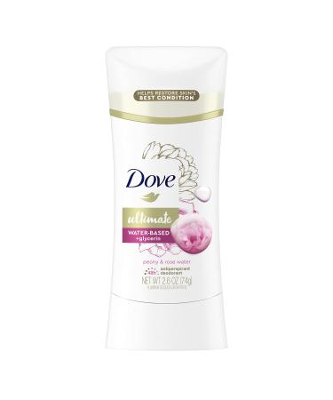 Dove Deodorant Peony + Rose Water 2.6 Ounce 2.6 Ounce (Pack of 1) Peony and Rose Water