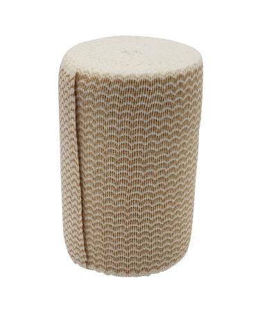 Premium Latex-Free Elastic Bandage with Self-Adhering Closure Double Length - 4inch x 11 Yards Beige