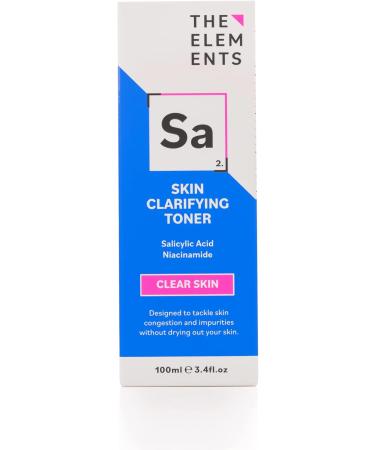 Shop Elements Skin Clarifying Toner - Ultra-Hydrating Face Toner with Salicylic Acid & Niacinamide | 100ml - International Shipping Available - Buy Online on GoSupps.com