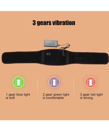 Heating Belts for Back Pain Relief - 3 Temp Vibration Massage Portable Lumbar Heater - Buy Online on GoSupps.com