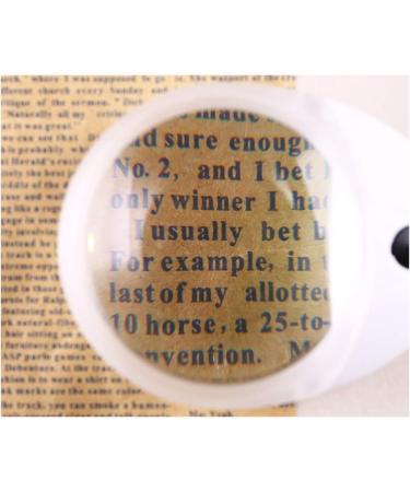 Magnifiers Magnifying Glass 10X Desktop Magnifier Portable Optical Lens with LED Light Loupe - Buy Online on GoSupps.com