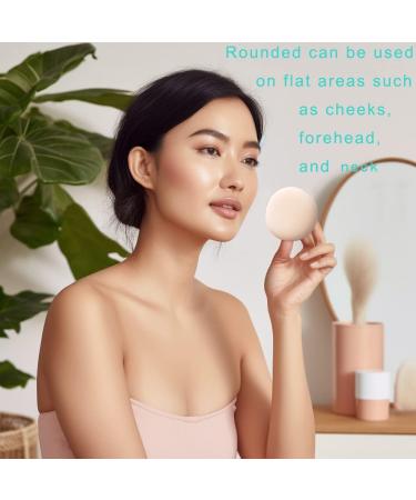 3PCS Washable Soft Powder Puff Makeup Sponge Set - Triangle/Square/Round Shapes with Strap for Loose Powder, Foundation - Wet/Dry Application - Reusable Powder Puff - Buy Online on GoSupps.com