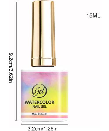 Marble Nail Ink Long-Lasting Glue Natural Spreading Effect Nail Gel - For Spring Summer Valentine's Day Birthday Party Holiday Home Travel Women Girls - Buy Online on GoSupps.com