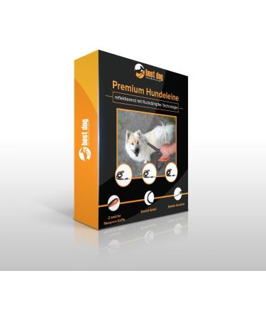 Premium Dog Leash for Large Dogs | Best Orange-Grey Leash for Your Best Friend - Shop Now! - Buy Online on GoSupps.com