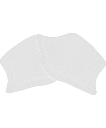 Heel Protector Pads - Soft Self-Adhesive Non-Slip Cushion for Casual & Leather Shoes - 1 Pair (White - Buy Online on GoSupps.com