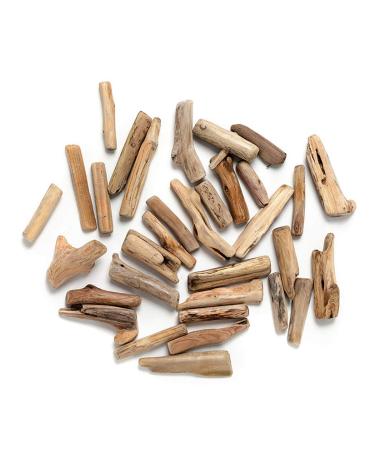 Zoylink 30PCS Driftwood Pieces DIY Crafts Wooden Crafts Creative Aquarium Decor Ornaments Natural Fish Tank Wood Decoration