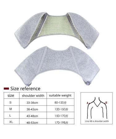 Mugwort Dotted Shoulder Shawl - Adjustable Double Shoulder Brace for Men & Women | Pain Relief for Hiking Sports & Tendinitis - Buy Online on GoSupps.com