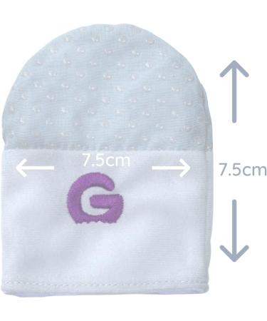 Gummee Baby Scratch Mittens - Adjustable Cotton Baby Mittens 0-3 Months - Grey Newborn Essentials - Buy Online on GoSupps.com