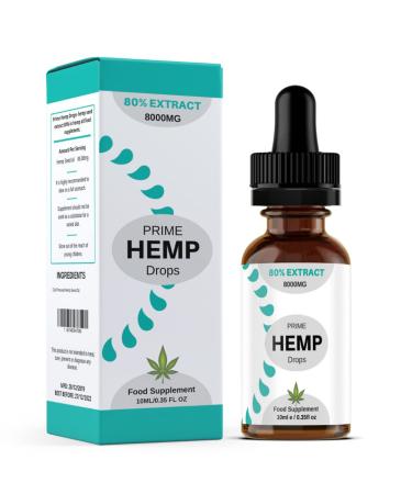 Anjeca Hemp Oil | Hemp Seed Oil | 8000mg | Made in UK | Comes with Oil Dropper.