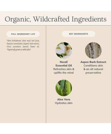 Annmarie Skin Care Neroli Toning Mist - Hydrating Organic Aloe Vera Toner for All Skin Types | Refreshing & Soothing for Dry Skin (50mL - Buy Online on GoSupps.com