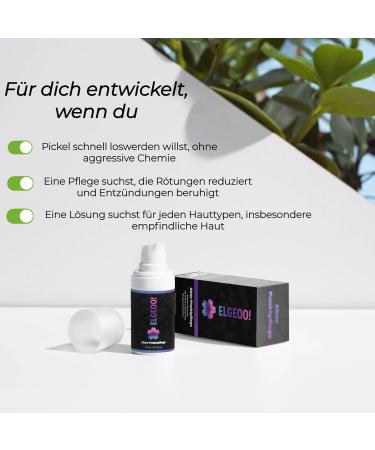  Generisch ELGEOO! Anti-acne treatment with 2% salicylic acid Anti-blemish cream for sensitive skin deep pore cleansing against pimples blackheads and impurities - Buy Online on GoSupps.com
