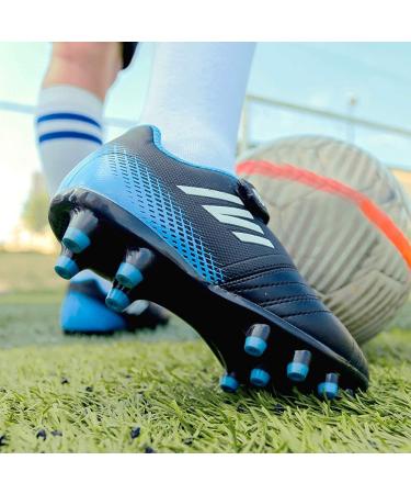 Mitudidi Soccer Shoes for Kids - Unisex Football Training Shoes Black Size 28 EU - Perfect for Outdoor Sports - Buy Online on GoSupps.com