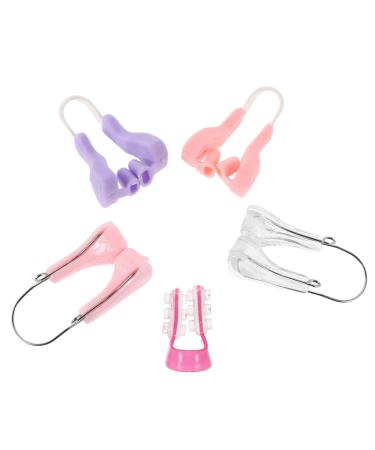 LIFKOME Lot de 5 Pinces Correctrices de Nez en Silicone Souple Clips de Remodelage Nasal Invisibles pour Femmes et Hommes Am lioration du Flux D Air Usage Jour et Nuit Accessoires