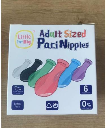 Shop LittleForBig Adult Size Candy Gloss Pacifier Nipples Value Pack | International Shipping Available - Buy Online on GoSupps.com