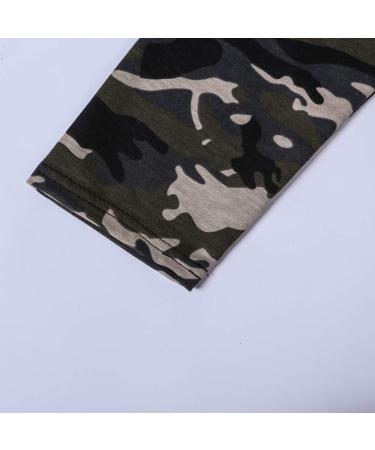 AMhomely Baby Boy Camouflage Tracksuit Set | Boys Letter Romper Sale | Ages 7-9 | Green - Buy Online on GoSupps.com