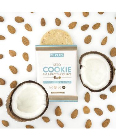 BeKeto Keto Cookie Coconut & Almond 50g Plant Based Only 2g Natural Sugars Totally Gluten Free - Buy Online on GoSupps.com