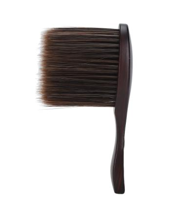 Neck Duster Soft Bristles Comfortable Hair Sweeping Brush Wooden Handle Barber Accessory for Barber Shop