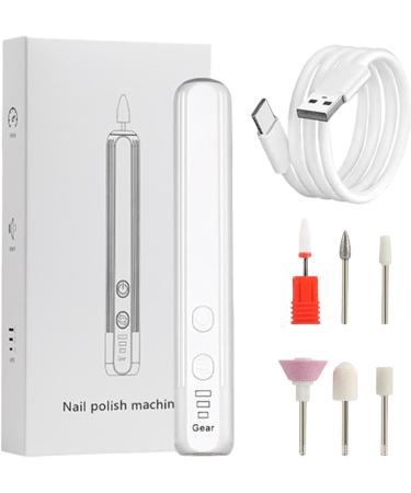 demaxiyad Electric Nail Drill Kit Electric Nail File Set Compact Portable Design Electric Filer Hand Foot Care Tool for Nail Grind White English Version - Buy Online on GoSupps.com