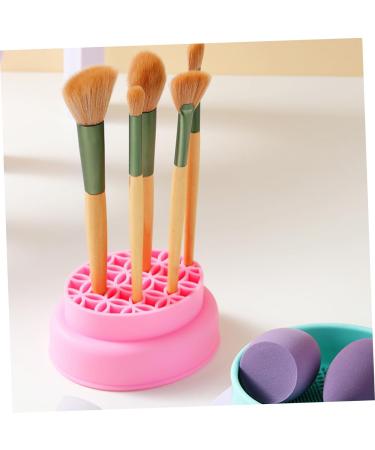 Angoily Makeup Brush Cleaner Makeup Brush Cleaning Cup Storage Box Make up Silica Gel Silicone Makeup Brush Holder - Buy Online on GoSupps.com