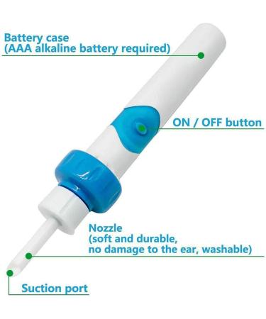 Ear Cleaning Kit Ear Wax Removal Kit Ear Cleaner Soft-Headed Adult Electric Suction Ear Wax and Ear Picker Ear Pick 6pc Ear Cleaning Tools 3X Ear Pick 2X Ear Loops & 1x Spiral Ear Cleaner - Buy Online on GoSupps.com
