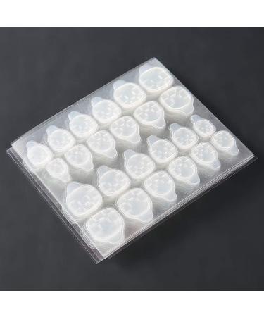 Nail Sticker Manic Sticker Sheets Transparent Double-Sided Adhesive Tapes Toenail Toe Nail Sticker for Fake Faux Nails 10sheets - Buy Online on GoSupps.com