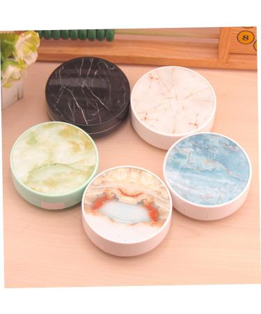 Buy Healeved Portable Lens Container - Compact Contact Case with Marble Design Mirror and SD Card Reader - Perfect Travel Solution - Buy Online on GoSupps.com