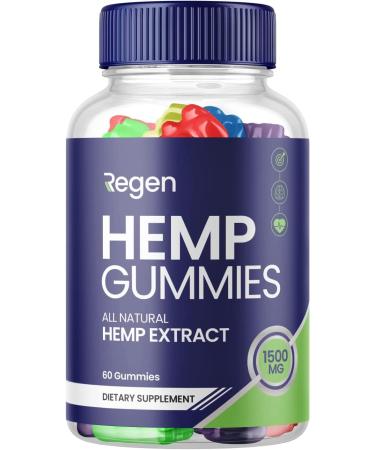 G MAN FITNESS Regen Gummies - Official Formula - Regen Gummies Multivitamin Advanced Formula 1500mg (60 Gummies)