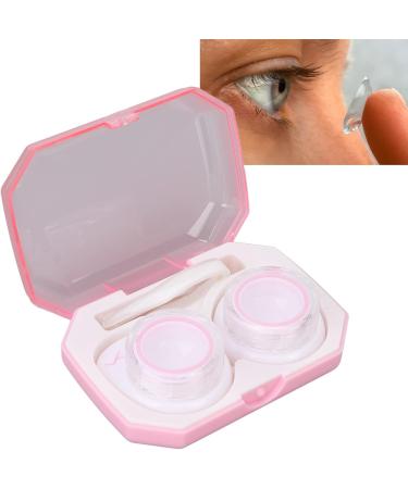 ANGGREK Portable Pink Contact Lens Case Set - Stylish Durable Travel Accessories for Perfect Eye Care - Buy Online on GoSupps.com