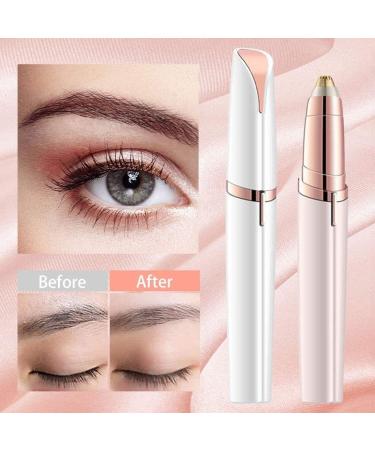 XIXIDIAN Eyebrow Trimmer Eyebrow Hair Sharper Face Lip Nose Hair Remover Eyebrow Razor Eyebrow Epilator Shaper with Light for Men Women Battery Operated - Buy Online on GoSupps.com