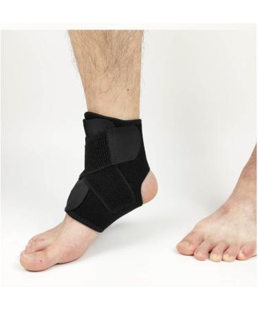 Adjustable Ankle Brace for Women & Men - Achilles Tendonitis Relief Sports Support Sprain & Heel Pain - One Size Black - Buy Online on GoSupps.com