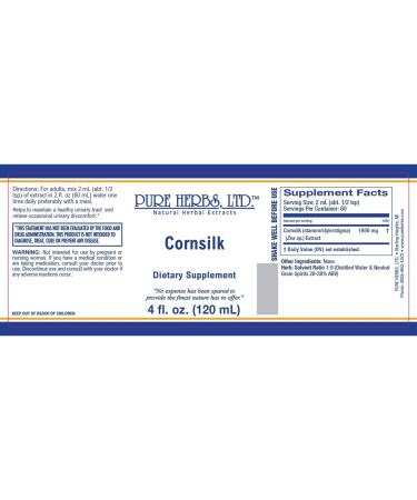 Pure Herbs Ltd. Cornsilk (4 oz.) - Buy Online on GoSupps.com