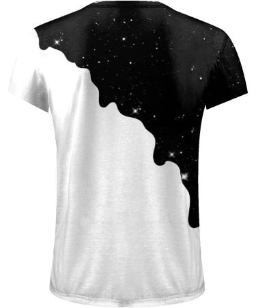 2023 Fashion Men's Novelty 3D Print T-Shirt - Summer Casual Short Sleeve Tee in Medium White - Buy Online on GoSupps.com