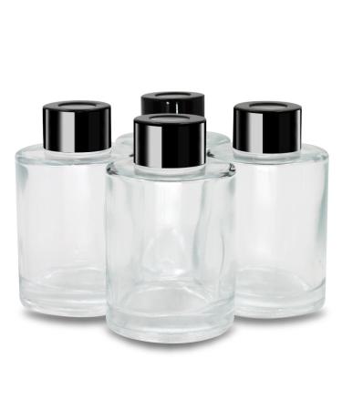 Frandy House glass diffuser bottle diffuser glasses with caps set from 4 to 3.35 inches high 70 ml 2.36 ounces.Fragrance accessories for DIY replacement reed diffusor sets.