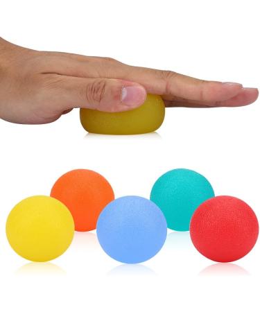 Ejoyous Squeeze Balls Silicone Hand Squeeze Ball for Hand Therapy Exercise Arthritis Wrist Carpal Tunnel Stress(Blue) - Buy Online on GoSupps.com