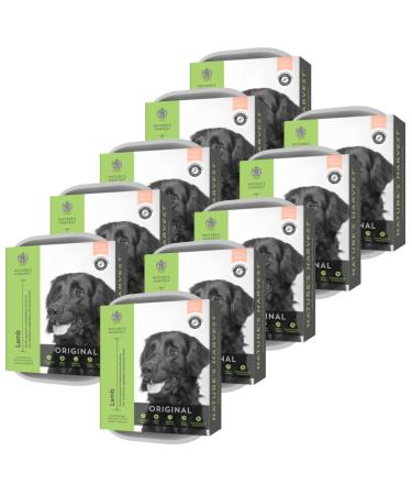 Nature's Harvest Natural Complete Wet Dog Food Lamb and Brown Rice for Fussy Eaters and Sensitive Stomachs - Multipack 10-Pack for Adult and Senior Dogs