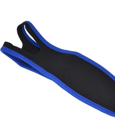 Anti Snore Chin Strap | Adjustable Breathable Nylon Head Band for CPAP Users | Comfortable Sleep Support for Men & Women - Blue Black - Buy Online on GoSupps.com