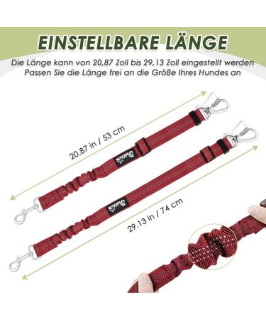 Slowton Dog Harness with Safety Belt for Car - Breathable Durable Red XXXS | Includes 2 Carabiner Hooks - Buy Online on GoSupps.com