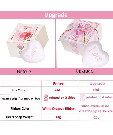 AIXIANG Mini 24 Pack Scented White Heart Shape Soap Favors - Wedding & Baby Shower Guest Keepsake Gifts, Bridal & Housewarming Party Favors, Mother's Day Gift Set - Buy Online on GoSupps.com
