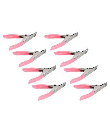 Nail Tip Clipper False Nails Cutter Stainless Steel Manicure Tool with Ergonomic Handle for DIY Nail Art and Salon Use