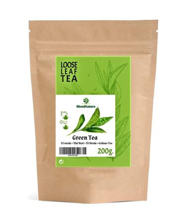 Th Vert Naturel Vrac 200g pour infusions + Cadeau Boule Infuseur Inox - Ar me et Couleur Intenses - Antioxydant Vegan